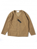 SALUTE HELM  モールカルゼ クォーターゲージ カーディガン ジャケット (85504) - Camel