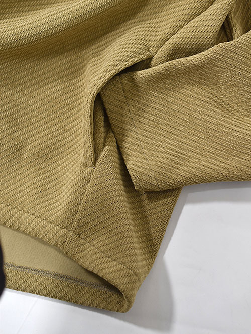 SALUTE HELM モールカルゼ クォーターゲージ カーディガン ジャケット (85504) - Camel