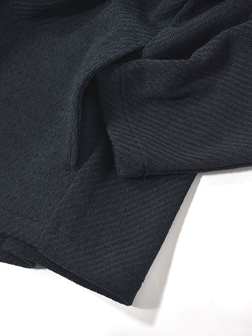 SALUTE HELM  モールカルゼ クォーターゲージ カーディガン ジャケット (85504) - Black