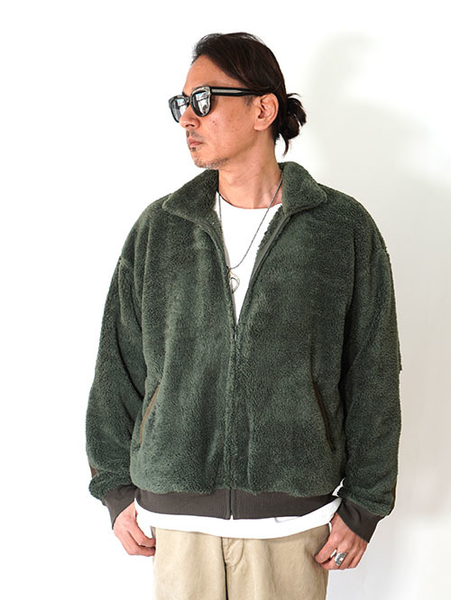 REMI RELIEF  シャギーフリースZIP JKT-Khaki