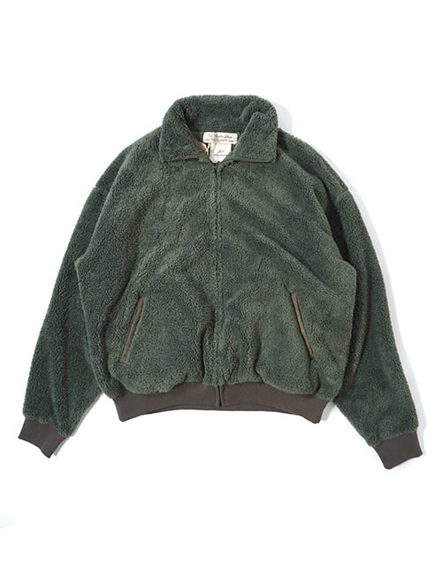REMI RELIEF  シャギーフリースZIP JKT-Khaki