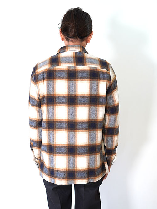 SSEINSE　ヘビーネル　チェックシャツ