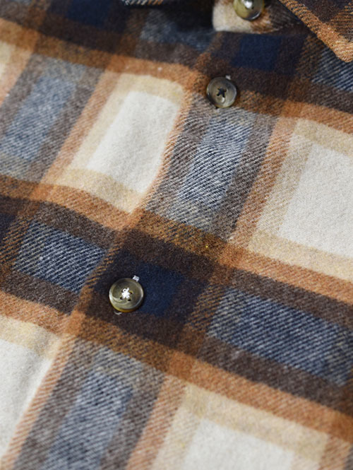 SSEINSE　ヘビーネル　チェックシャツ