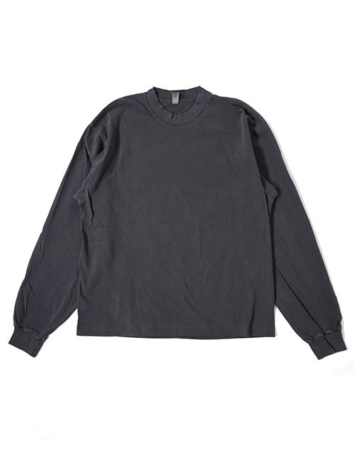 LOS ANGELES APPAREL カスタム 6.5oz ヘビーウエイト ロングスリーブTシャツ - Vintage Black
