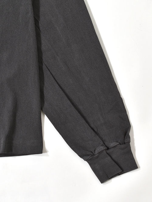 LOS ANGELES APPAREL カスタム 6.5oz ヘビーウエイト ロングスリーブTシャツ - Vintage Black