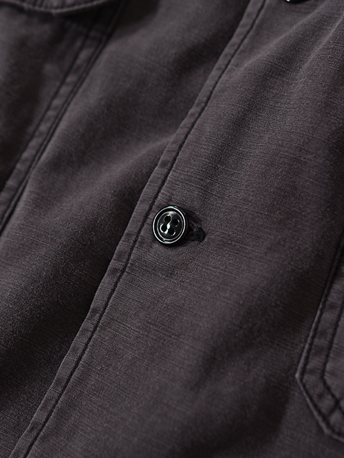 REMI RELIEF Military Shirt (刺繍:JAPAN) - Charcoal