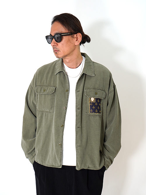 REMI RELIEF Military Shirt (刺繍:JAPAN)
