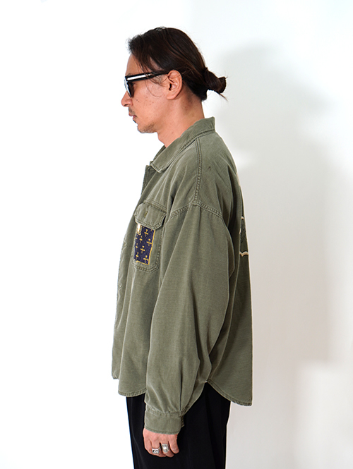 REMI RELIEF Military Shirt (刺繍:JAPAN)