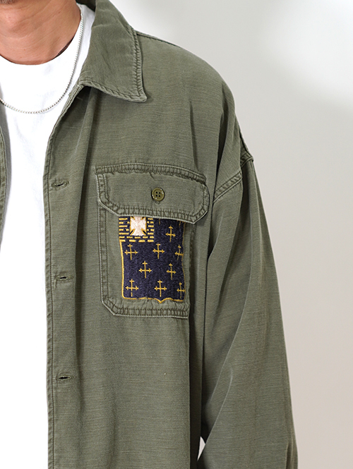 REMI RELIEF Military Shirt (刺繍:JAPAN)
