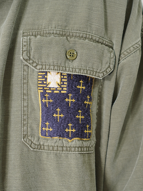 REMI RELIEF Military Shirt (刺繍:JAPAN)