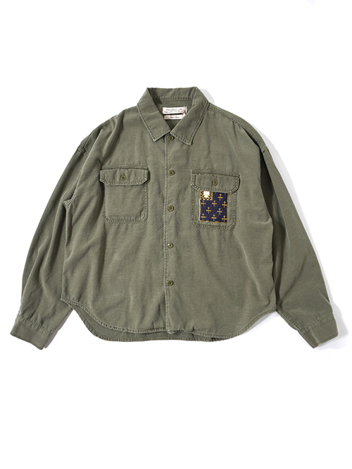 REMI RELIEF Military Shirt (刺繍:JAPAN)