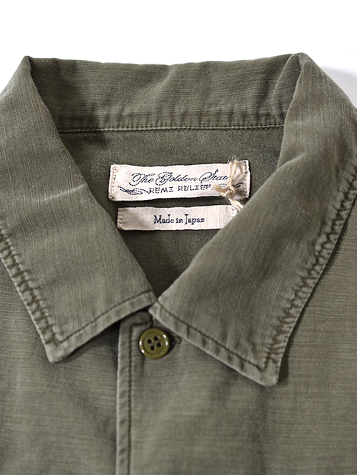 REMI RELIEF Military Shirt (刺繍:JAPAN)