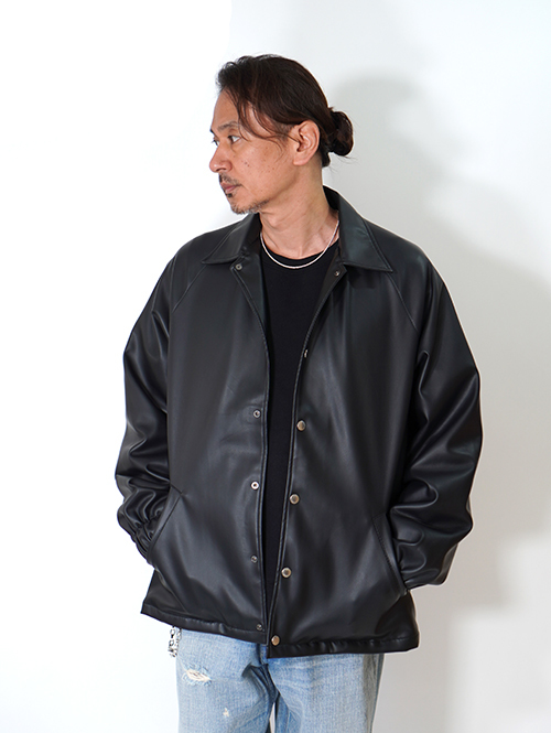 Mac Murray  Imitation Leather Coach Jacket 