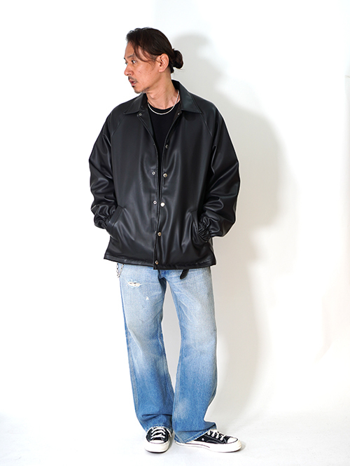 Mac Murray  Imitation Leather Coach Jacket 