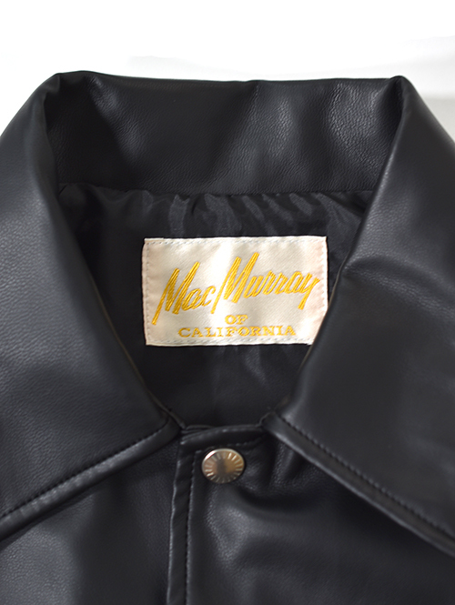 Mac Murray  Imitation Leather Coach Jacket 