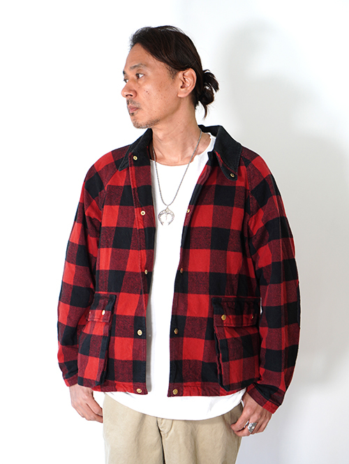 REMI RELIEF ブロックチェックネルフィールドJKT(エルボーパッチ)