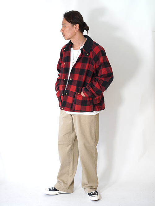 REMI RELIEF ブロックチェックネルフィールドJKT(エルボーパッチ)