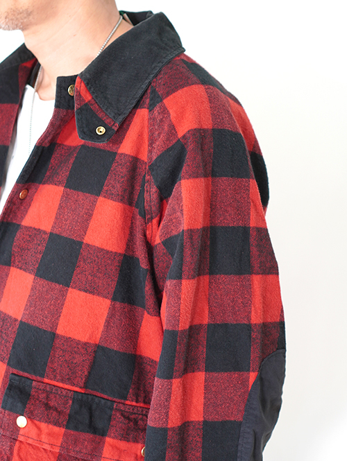 REMI RELIEF  ブロックチェックネルフィールドJKT(エルボーパッチ)