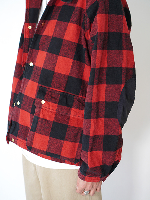 REMI RELIEF ブロックチェックネルフィールドJKT(エルボーパッチ)