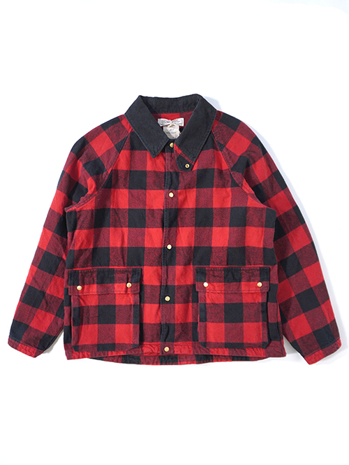 REMI RELIEF ブロックチェックネルフィールドJKT(エルボーパッチ)