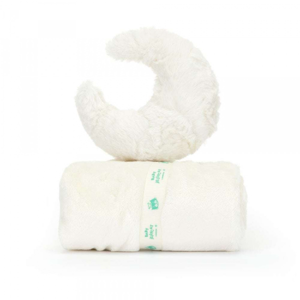 Jellycat ジェリーキャット　Amuseable Moon Soother　ムーン スーザー　SO4MOON　毛布付き　縫いぐるみ　月　ぬいぐるみ　ベビー