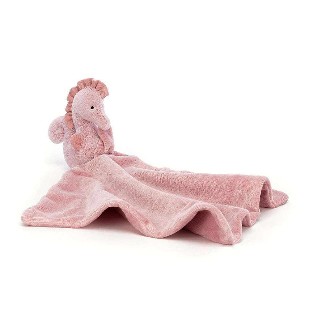 Jellycat ジェリーキャット　Sienna Seahorse Soother　SIEN4SS　たつのおとしご　シーホース　毛布付き縫いぐるみ　ベビー