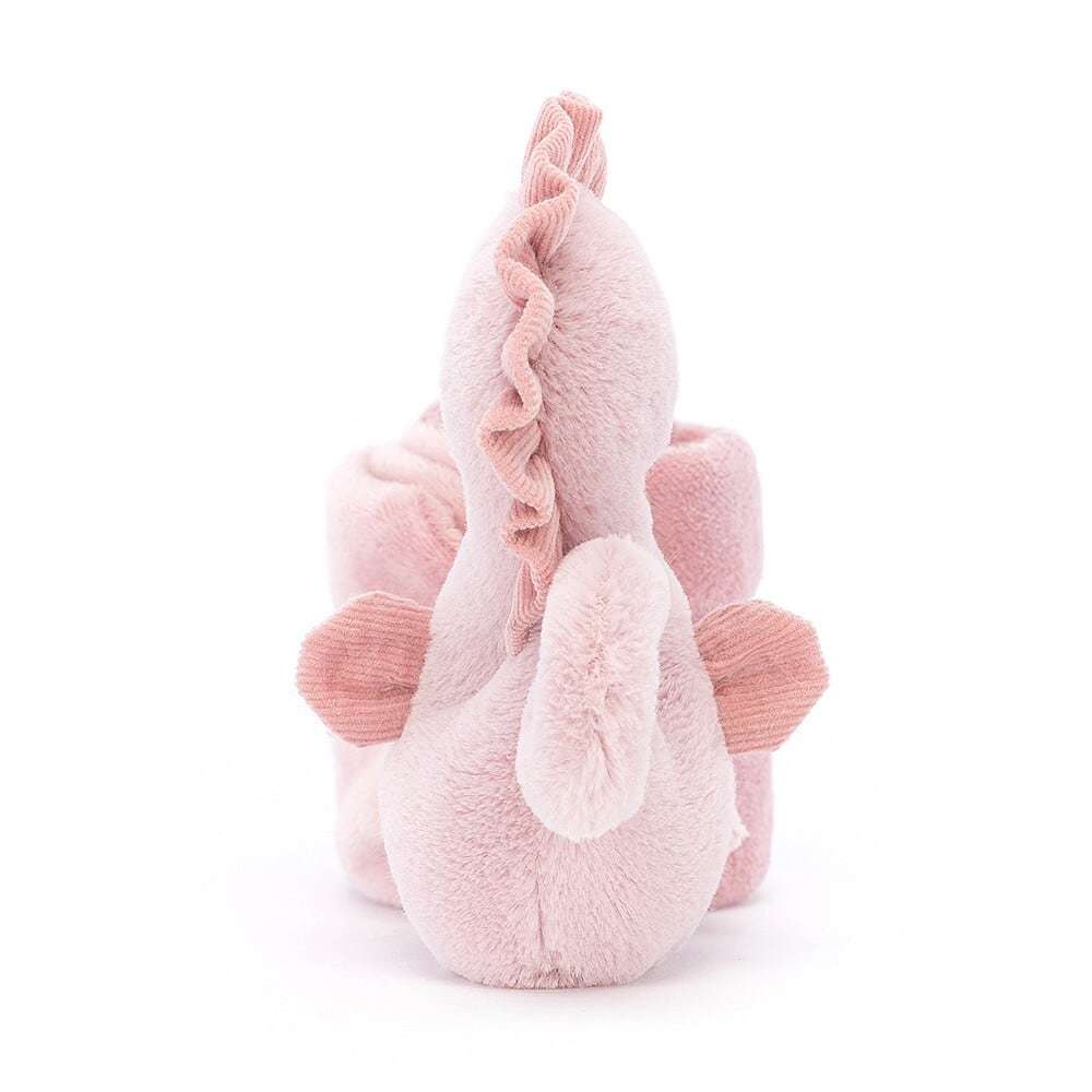 Jellycat ジェリーキャット　Sienna Seahorse Soother　SIEN4SS　たつのおとしご　シーホース　毛布付き縫いぐるみ　ベビー