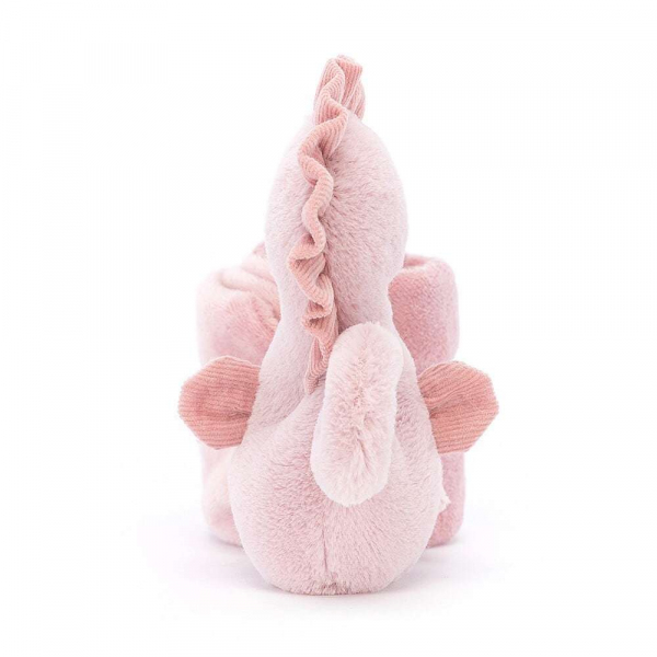 Jellycat ジェリーキャット　Sienna Seahorse Soother　SIEN4SS　たつのおとしご　シーホース　毛布付き縫いぐるみ　ベビー