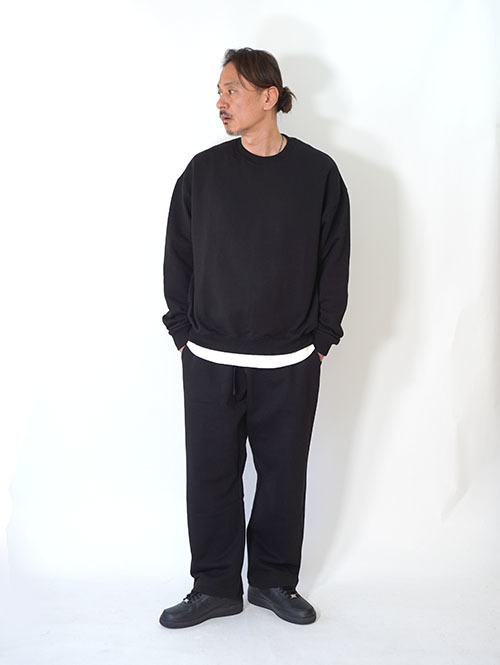 W.A.T.C STUDIO Straight-Leg Relaxed Sweatpants - Black