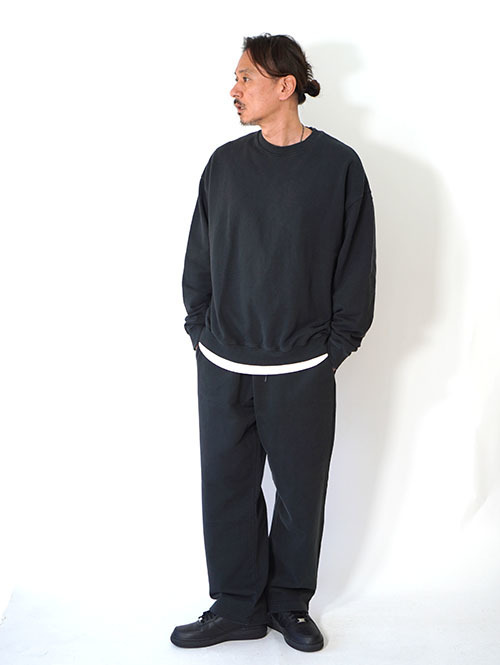 W.A.T.C STUDIO Straight-Leg Relaxed Sweatpants - Vintage Black