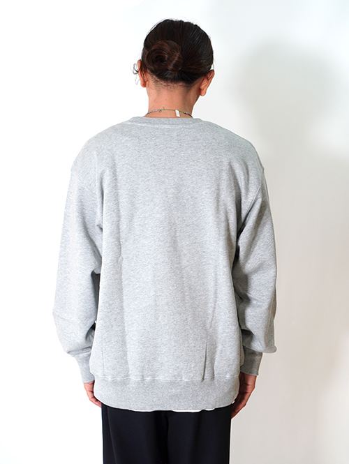 ANTHOLOGY  College Crew neck Sweat - Mix Gray