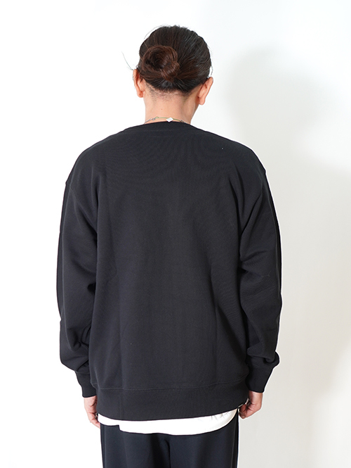 ANTHOLOGY  College Crew neck Sweat - Black