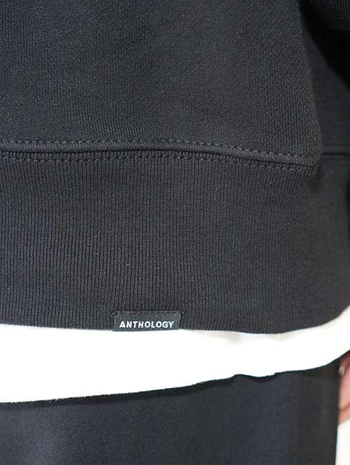 ANTHOLOGY  College Crew neck Sweat - Black