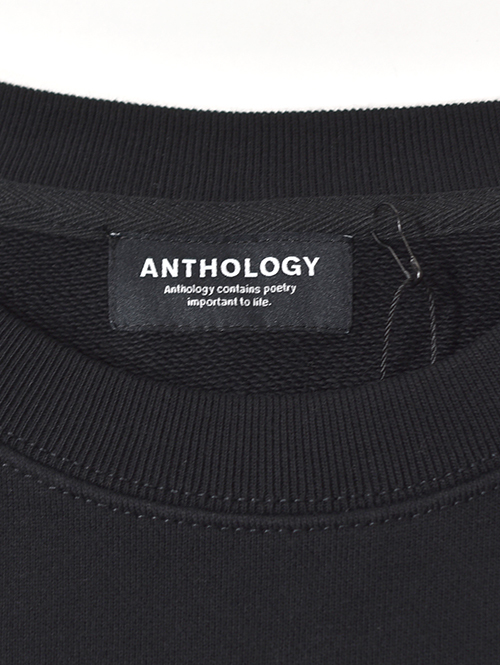 ANTHOLOGY  College Crew neck Sweat - Black