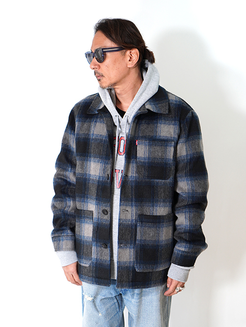 Levi's USA Wool Blend Check Jacket