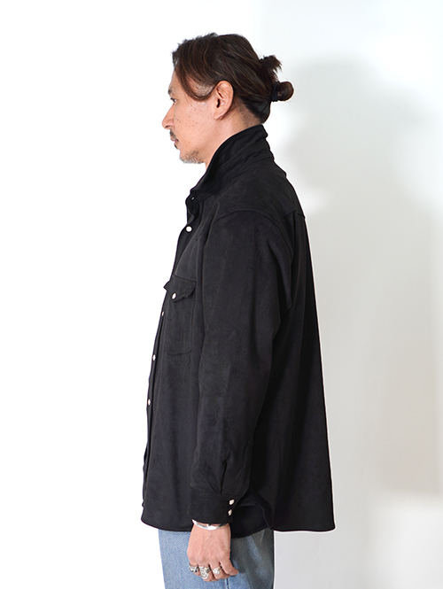 LANCER CLOTHING　フェイクレザー ウエスタンシャツ