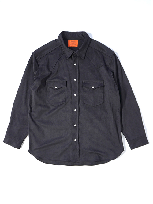 LANCER CLOTHING　フェイクレザー ウエスタンシャツ