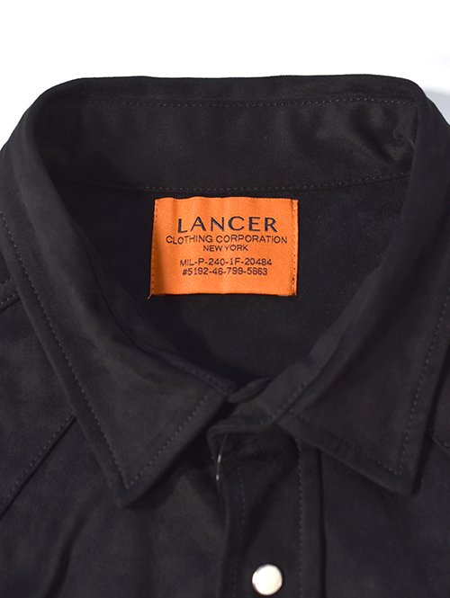 LANCER CLOTHING　フェイクレザー ウエスタンシャツ