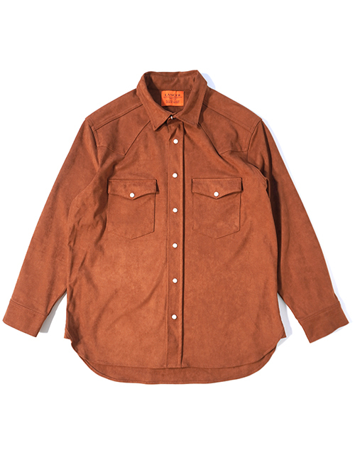 LANCER CLOTHING　フェイクレザー ウエスタンシャツ