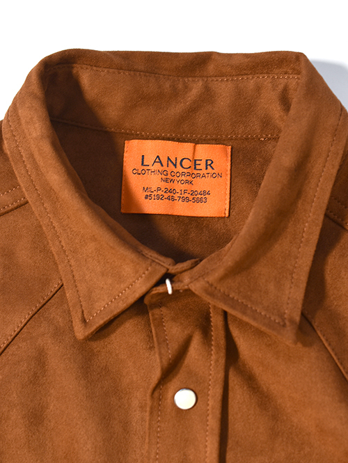 LANCER CLOTHING　フェイクレザー ウエスタンシャツ