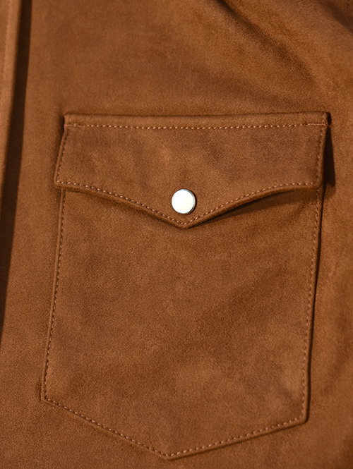 LANCER CLOTHING　フェイクレザー ウエスタンシャツ