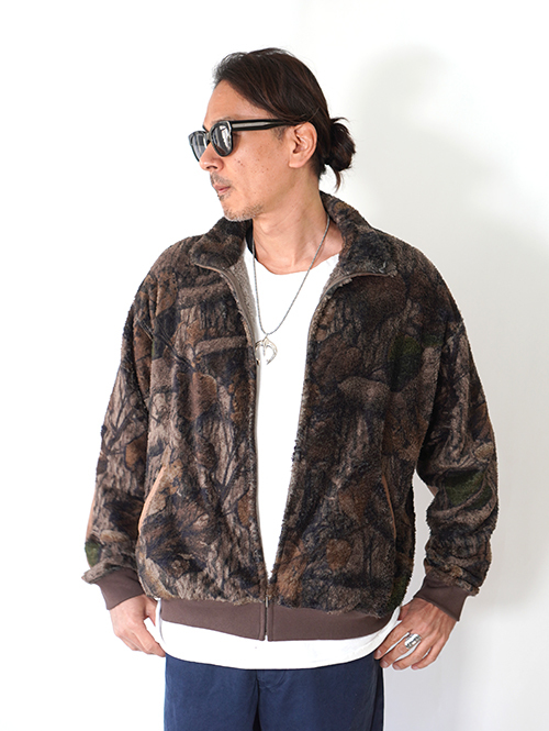 REMI RELIEF  シャギーフリースZIP JKT Hunting Camo Relax Fit