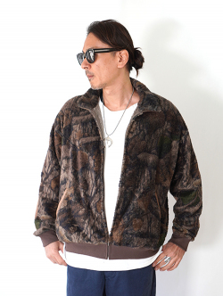 REMI RELIEF  シャギーフリースZIP JKT Hunting Camo Relax Fit