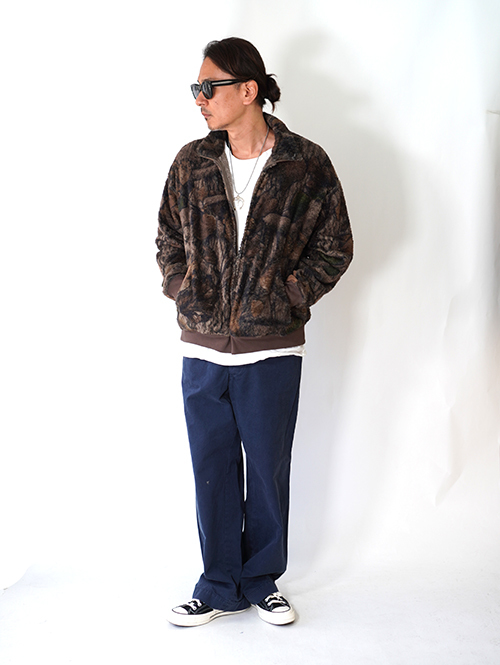 REMI RELIEF  シャギーフリースZIP JKT Hunting Camo Relax Fit