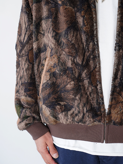 REMI RELIEF  シャギーフリースZIP JKT Hunting Camo Relax Fit