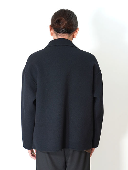 LA MOND  DOUBLE WEAVE WOOL BLUSON