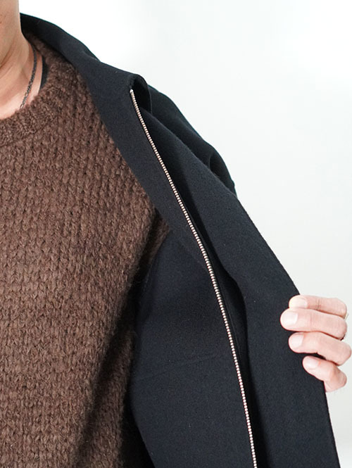 LA MOND  DOUBLE WEAVE WOOL BLUSON