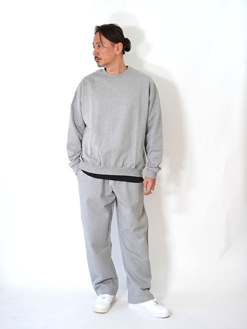 W.A.T.C STUDIO  Oversized Crewneck Sweat - H.Grey