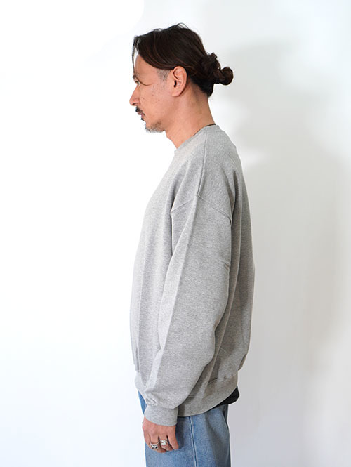 W.A.T.C STUDIO  Oversized Crewneck Sweat - H.Grey