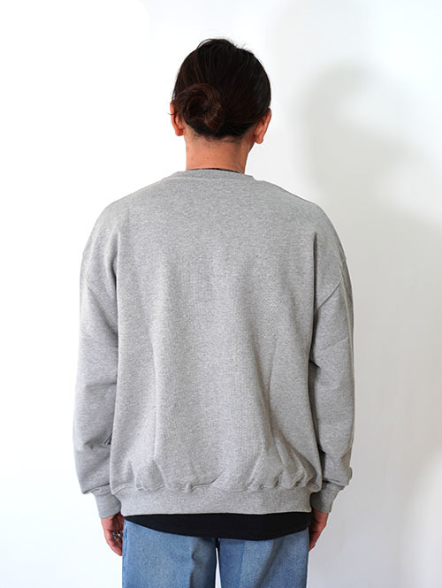 W.A.T.C STUDIO  Oversized Crewneck Sweat - H.Grey